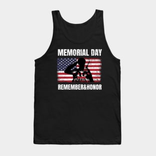 Memorial Day Remember&Honor Tank Top